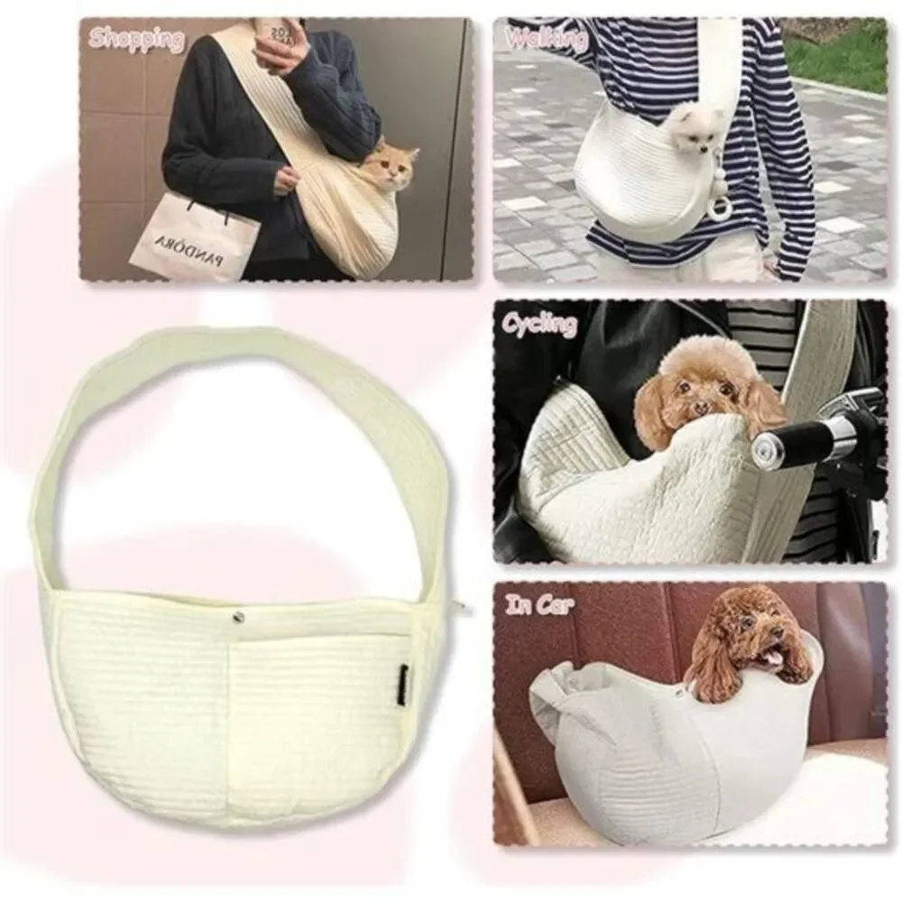 Dog Cat Carrier Sling Pet Bag Travel‎ Shoulder Tote Puppy Small Carry Pack
